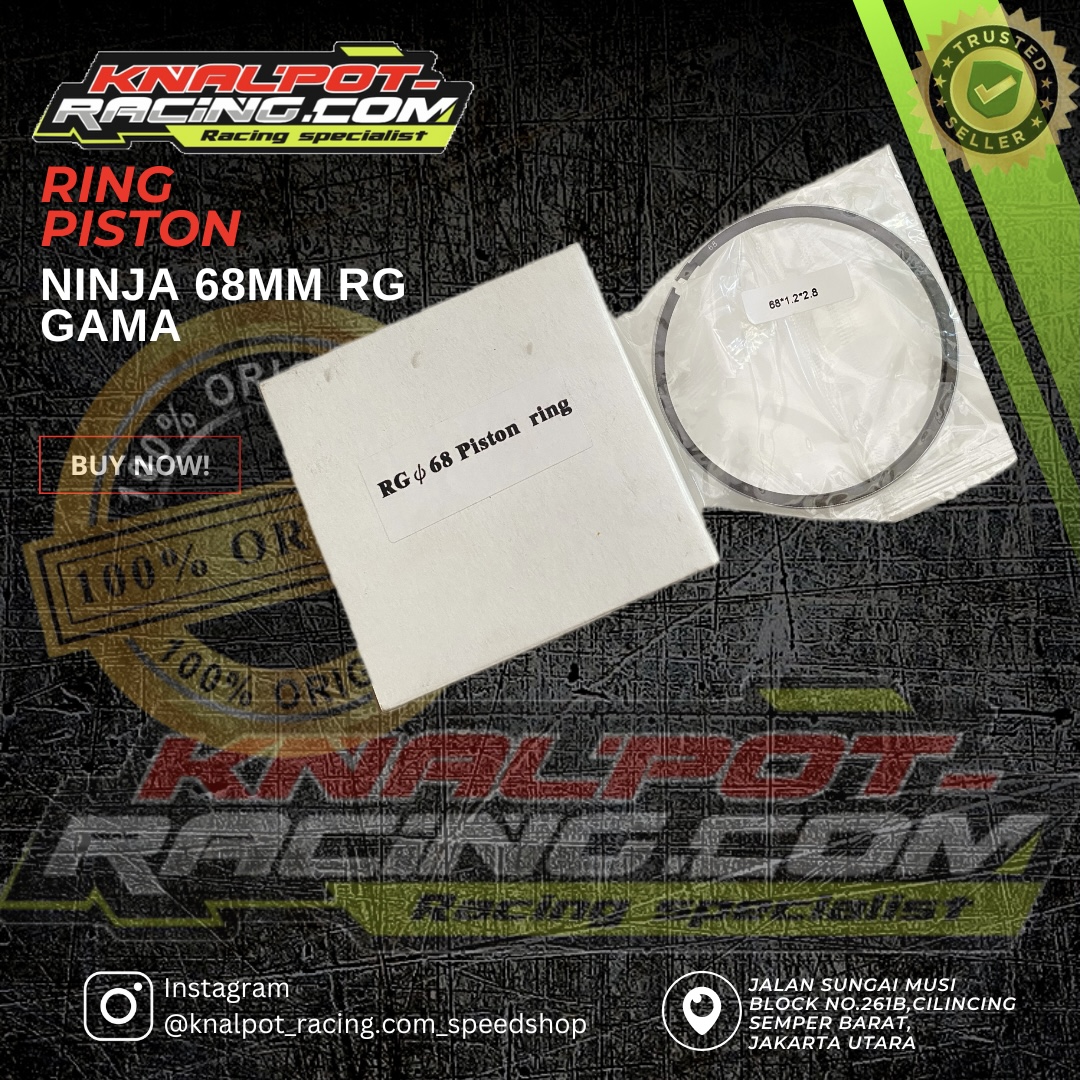 RING PISTON NINJA 68MM RG GAMA 